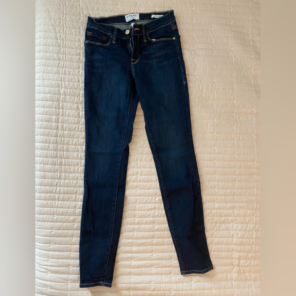 Frame Denim women’s Le High Rise Skinny jeans size 26 EUC